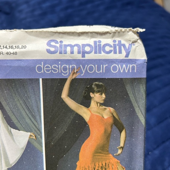 Simplicity 4312 out of print- sew your own dance dress variations - uncut - Picture 3 of 7